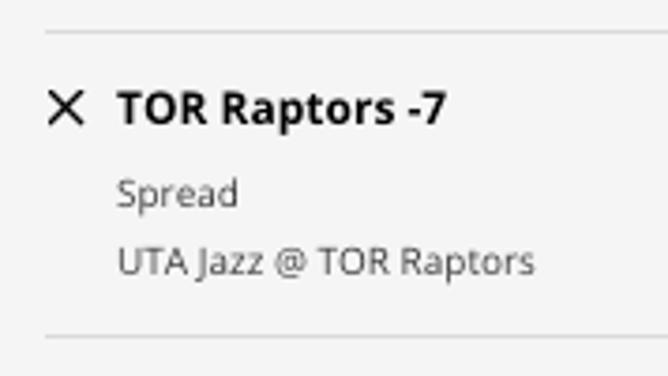 The Toronto Raptors' odds vs. the Utah Jazz from DraftKings Sportsbook as of Friday, February 10th at 1 p.m. ET.