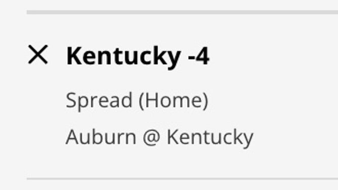 The Kentucky Wildcats' odds vs. the Auburn Tigers from DraftKings Sportsbook as of Friday, Feb. 24th at 7 p.m. ET.