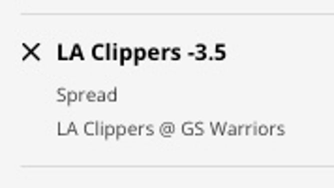 The Los Angeles Clippers' odds at Golden State Warriors from DraftKings Sportsbook as of Thursday, March 2 at 11:45 am. ET.