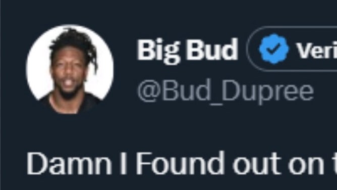Bud Dupree apparently learns about Titans release on Twitter.