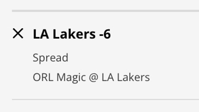 The Los Angeles Lakers' odds vs. the Orlando Magic from DraftKings Sportsbook as of Sunday, March 19th at 3 p.m. ET.