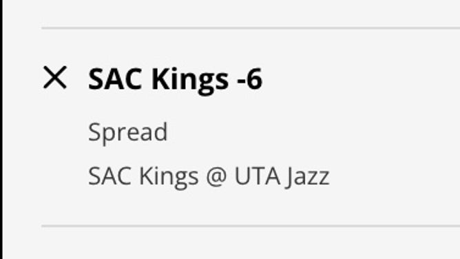 The Sacramento Kings' odds at the Utah Jazz from DraftKings Sportsbook as of Monday, March 20th at 2 p.m. ET.