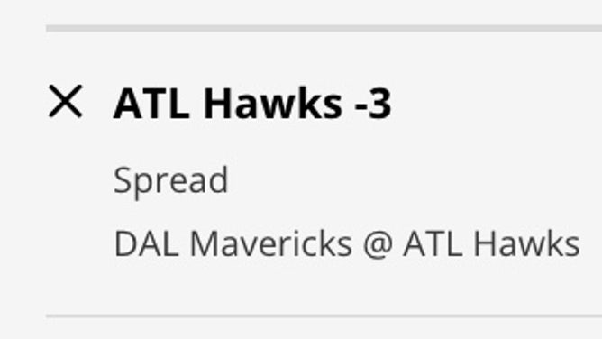 The Atlanta Hawks' odds vs. the Dallas Mavericks from DraftKings Sportsbook as of Saturday, April 1st at 10:10 p.m. ET.