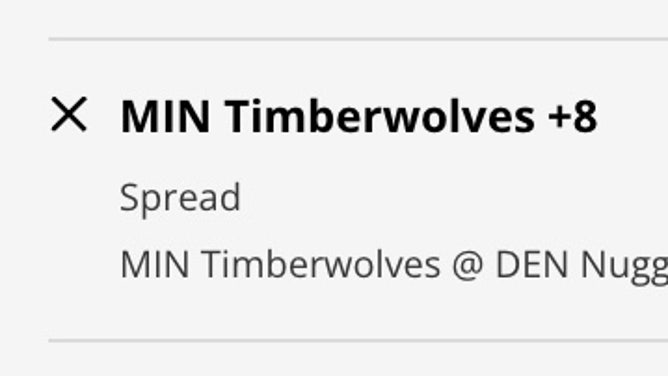 The Minnesota Timberwolves' odds at the Denver Nuggets in Game 1 of the 2023 NBA playoffs Western Conference first-round from DraftKings.