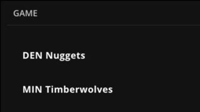 Betting odds for the Nuggets at the Timberwolves Game 3 Friday from DraftKings Sportsbook as of 1:40 p.m. ET.