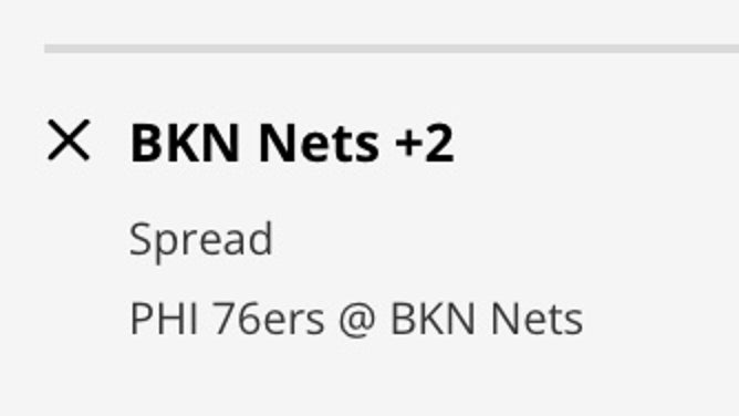 The Brooklyn Nets' odds vs. the Philadelphia 76ers in Game 4 of the NBA Eastern Conference playoffs from DraftKings Sportsbook.