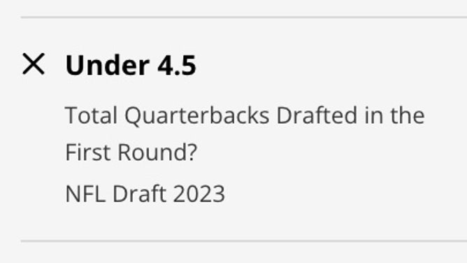 OutKick's Geoff Clark breaks down a few betting markets and makes picks for the 1st-round of the 2023 NFL Draft airing Thursday, April 24th.