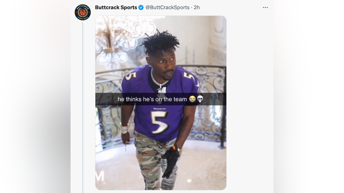 Antonio Brown Says He's Joining The Ravens, Sets Twitter On Fire