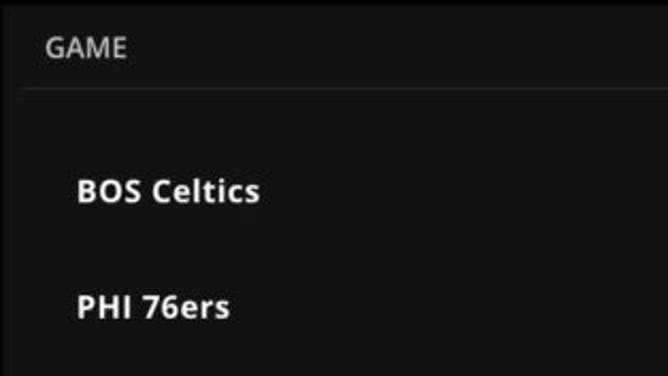 Betting odds for the Boston Celtics at Philadelphia 76ers Game 4 from DraftKings as of 12:20 p.m. ET Sunday May, 7th.