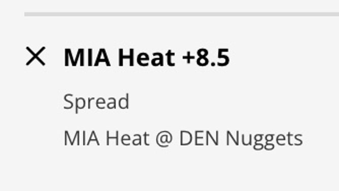 The Heat's betting odds for Game 5 of the 2023 NBA Finals vs. the Denver Nuggets from DraftKings.