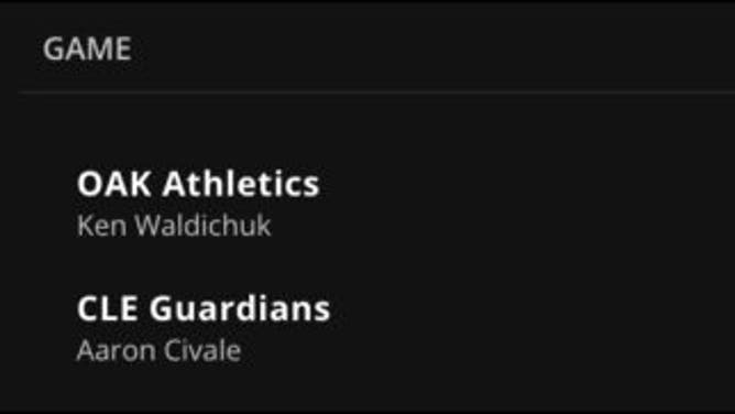 Betting odds for the Athletics vs. Guardians in MLB Tuesday from DraftKings.