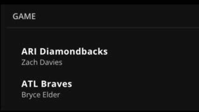 Diamondbacks-Braves betting odds in MLB Tuesday, July 18th from DraftKings.