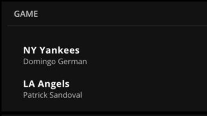 Yankees-Angels betting odds in MLB Tuesday, July 18th from DraftKings.