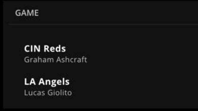 Reds-Angles betting odds in MLB Monday, August 21st from DraftKings.