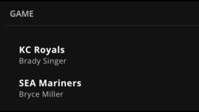 Royals-Mariners odds for MLB Friday, August 25th from DraftKings.