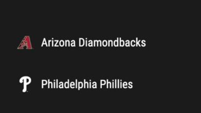 Betting odds of Arizona Diamondbacks vs. Philadelphia Phillies in Game 2 of the NLCS.