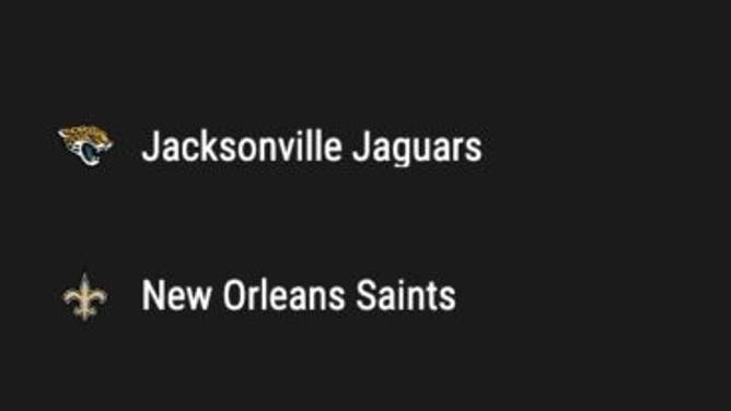 Betting odds for the Jacksonville Jaguars at New Orleans Saints in NFL Week 7.