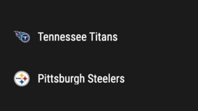 Betting odds for the Tennessee Titans at Pittsburgh Steelers on Week 9 as of Thursday, Nov. 2nd at 10:30 a.m. ET.