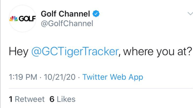 Tiger Woods Golf Channel Tiger Tracker