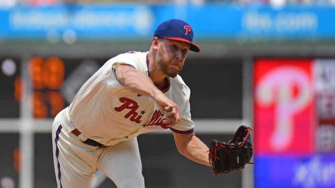 Phillies starting pitcher Zack Wheeler fires a pitch vs. the New York Mets at Citizens Bank Park in Philadelphia.