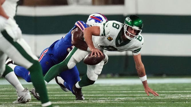 The Bills managed to lose a game after the Jets lost starting quarterback Aaron Rodgers to injury.