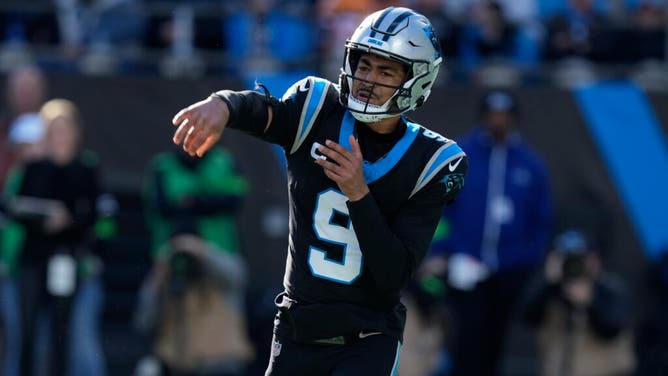 Carolina Panthers quarterback Bryce Young struggled in his rookie season under head coach Frank Reich.