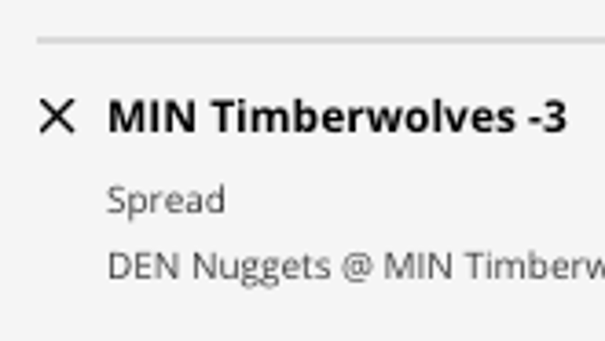 The Minnesota Timberwolves' odds vs. the Denver Nuggets from DraftKings Sportsbook as of Sunday, Feb. 5th at 11:45 a.m. ET.