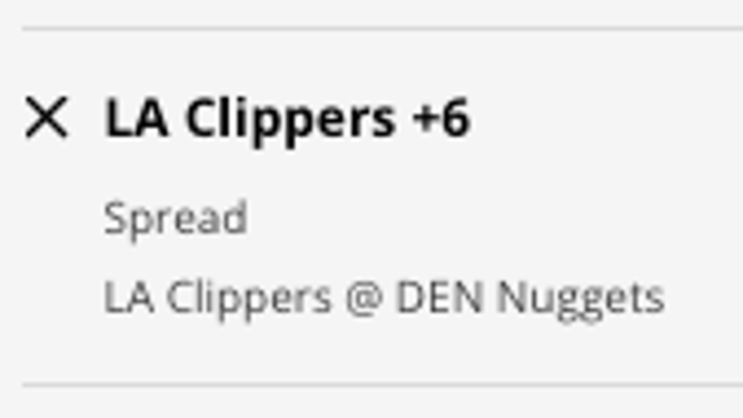 The Los Angeles Clippers' odds at the Denver Nuggets from DraftKings Sportsbook as of Thursday, Jan. 5th at 2 p.m. ET.