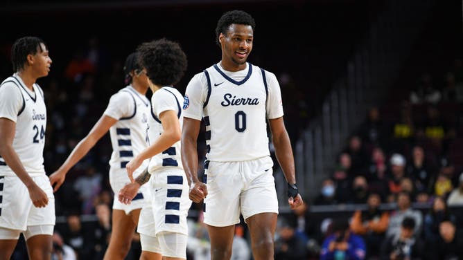 Bronny James Projected As A Top 10 NBA Pick Outkick OutKick   Bc00d23f GettyImages 1246183653 1 