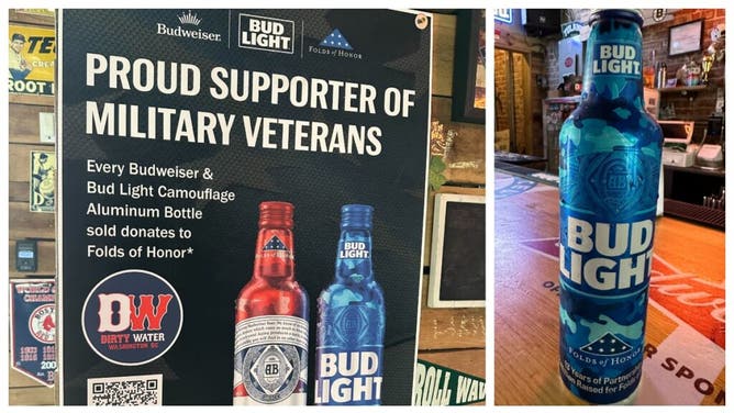 Bud Light donating to fallen military veterans.