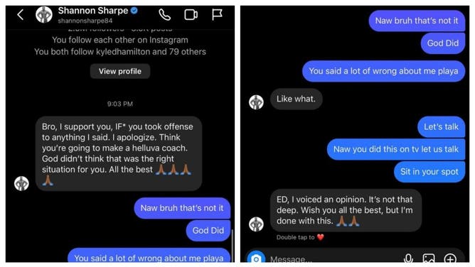 Ed Reed calls out Shannon Sharpe