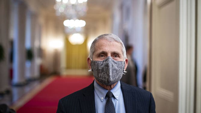 Fauci masking pointlessly to defend his incompetence