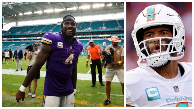 Dalvin Cook works out with Tua Tagovailoa's trainer as Dolphins rumors swirl.