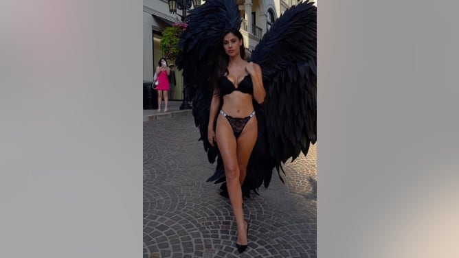 Italian Model Ines Trocchia Turns Crosswalks Into Her Personal Runway In Her Underwear