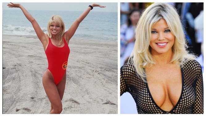 Donna D'Errico wears old Baywatch bathing suit on Instagram.
