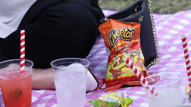 Bag of Flamin' Hot Cheetos