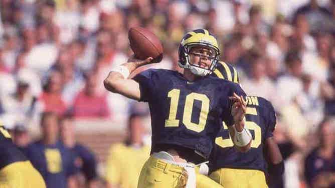 Tom Brady played for the Michigan Wolverines for four seasons. During his tenure, Brady’s record as a starter at Michigan was 20-5, and he won a national championship in 1997. Brady was drafted 199th overall by the New England Patriots.