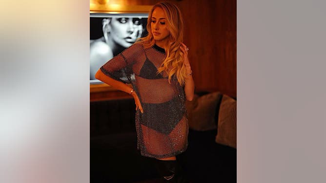 Brittany Mahomes See-Through Outfit Las Vegas