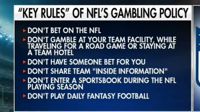 Joe Theismann supports NFL policies that aim to stop players from betting on the league or during any team activities.