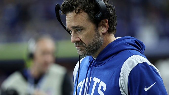 Jeff Saturday looked lost coaching.