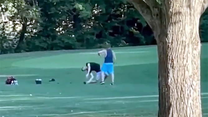 golf course fight knockout
