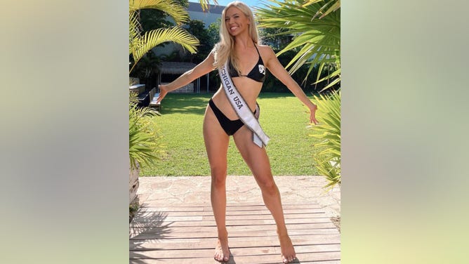 Aria Hutchinson has been spending time in Cancun as part of her Miss USA orientation.
