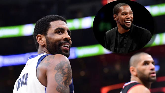 Kyrie Irving Reacts To Kevin Durant Trade To Suns, Takes Swipe At Nets
