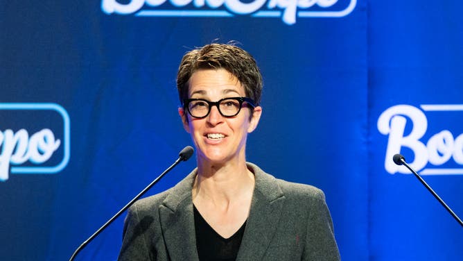 Rachel Maddow speaks at an event