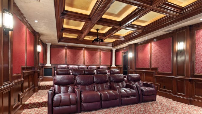 The movie theater.