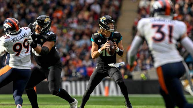 Jaguars quarterback Trevor Lawrence has not been playing well so far this season.