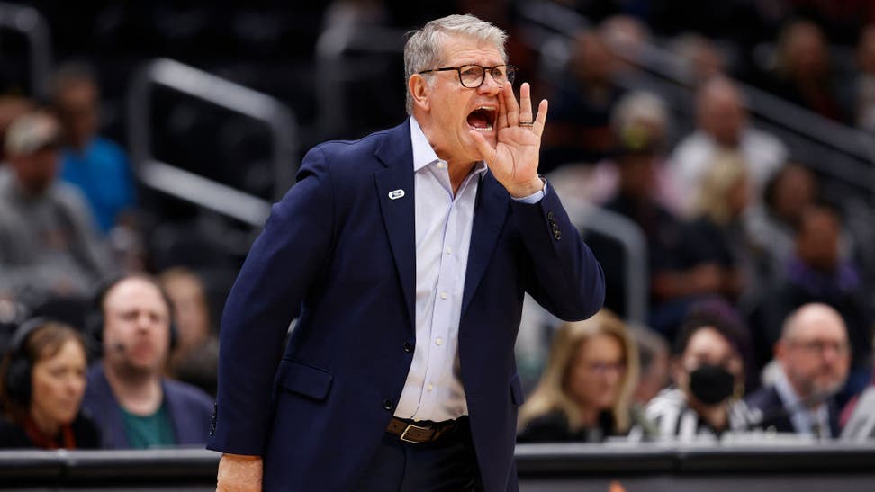 UConn head coach Geno Auriemma went on a rant about the narrative of his 2023 team