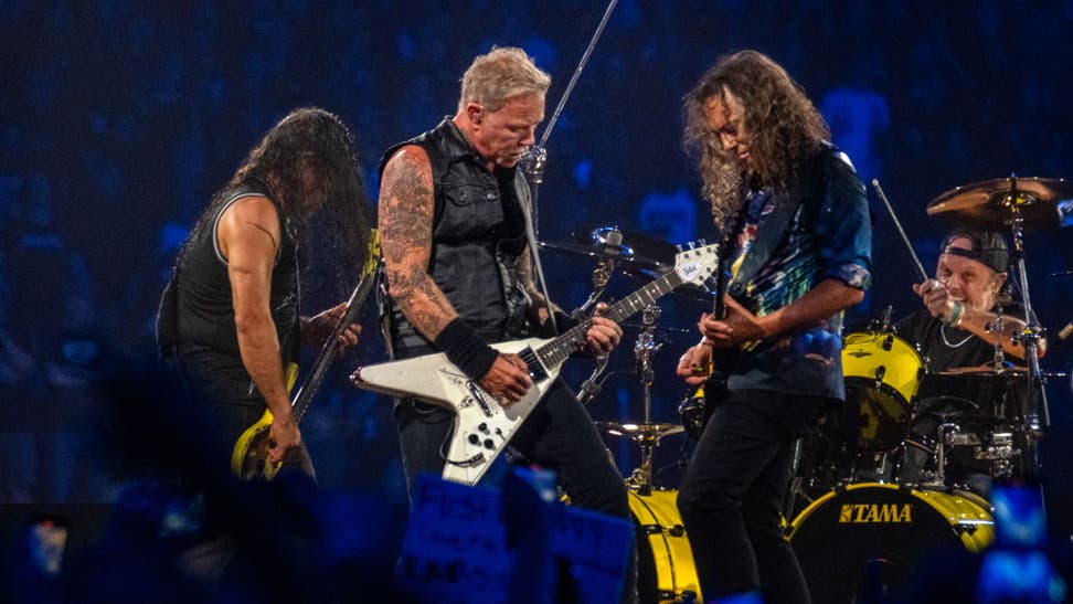 Metallica performs at Sofi in Inglewood