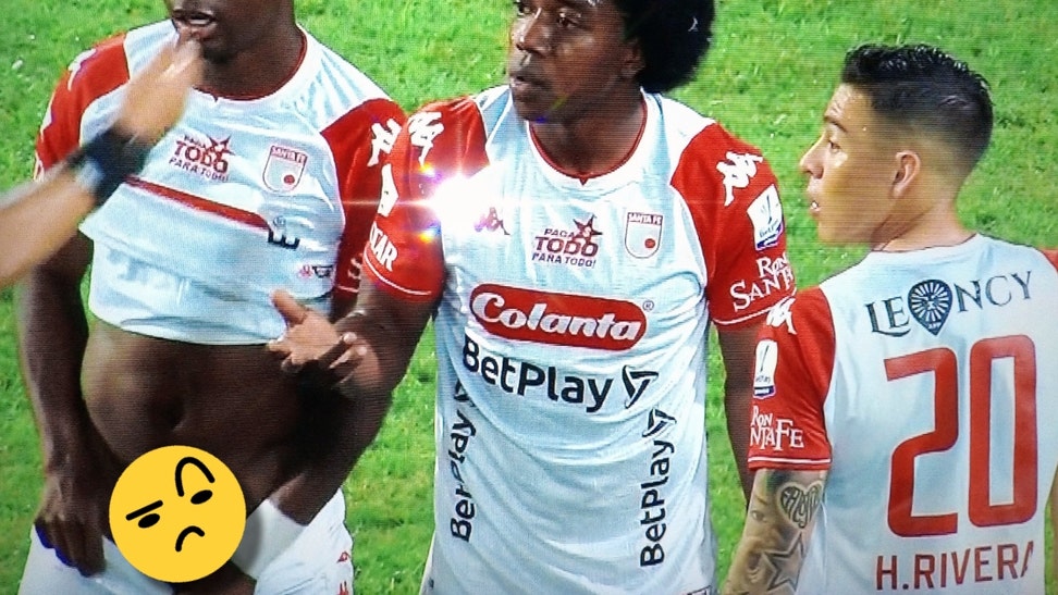 Colombian soccer player flash