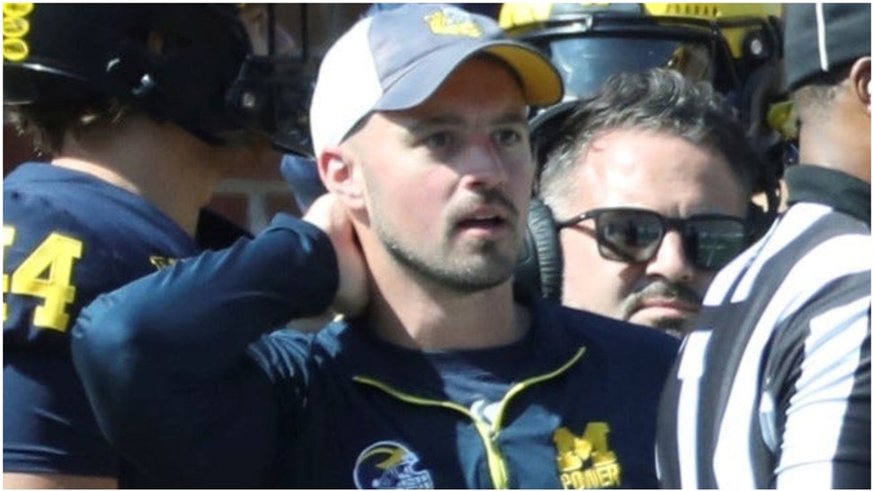 Some college football fans dressed as Connor Stalions for Halloween. See some fun examples of people dressed as the Michigan staffer. (Credit: USA Today Sports Network)